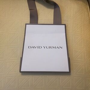 David Yurman White and Brown Bag